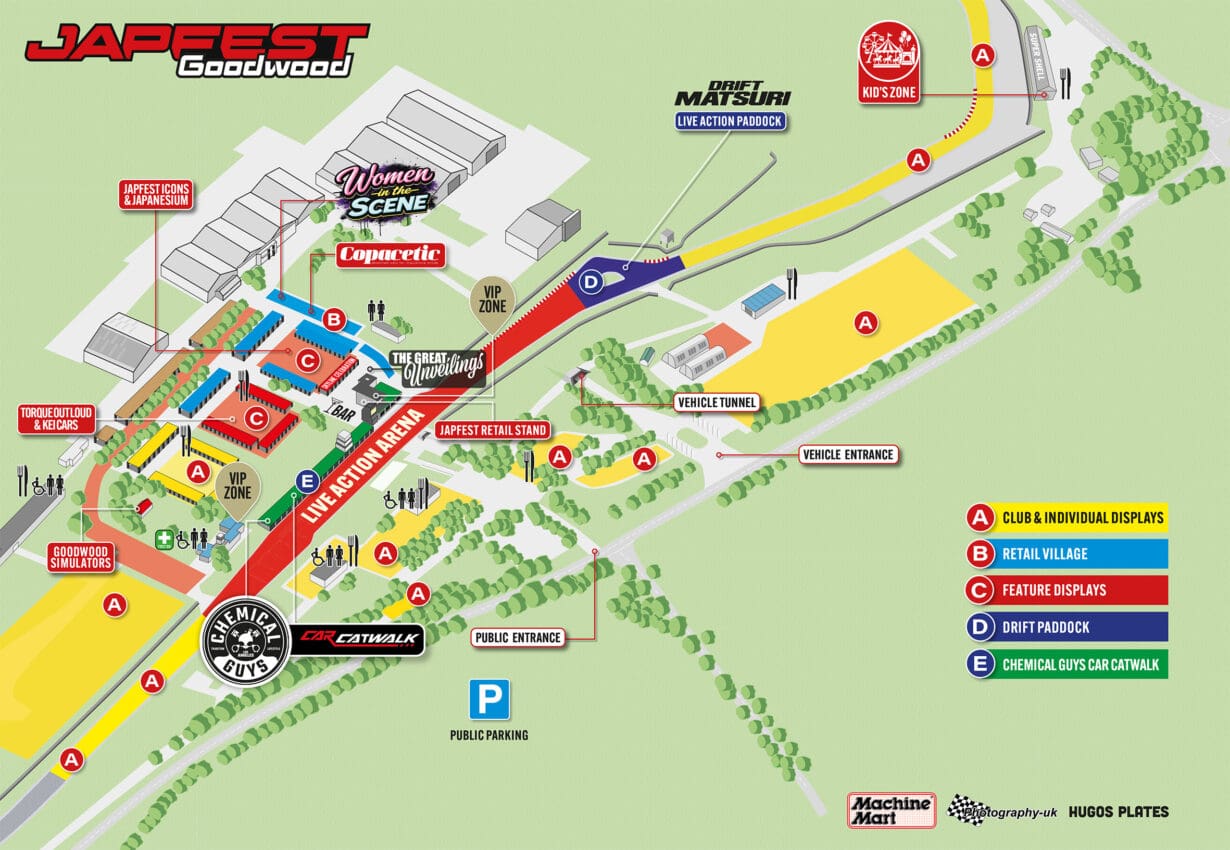Official Japfest Goodwood Event Map Released – Plan Your Day and Don’t Miss a Thing